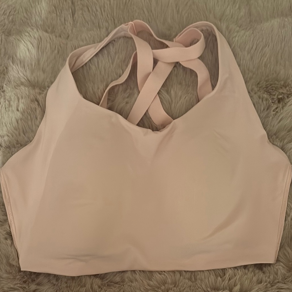 Women's Pink Cross-Back Sports Bra Lululemon